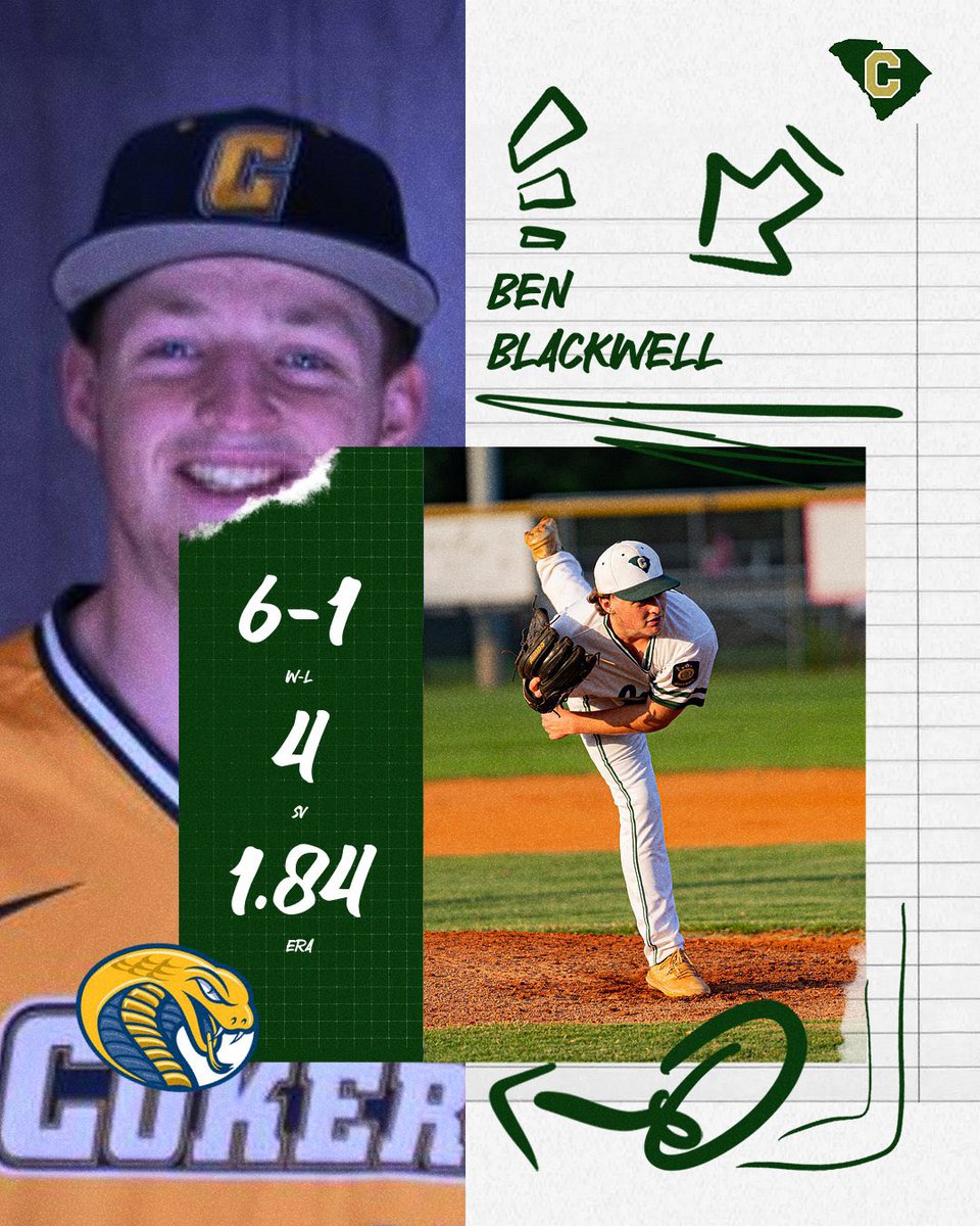 Camden Post 17ers (@p17baseball) on Twitter photo Spotlighting just a few of our former 17ers that are currently excelling at the next level! @_jdr5 <a href="/swreeves4/">Sawyer Reeves</a> <a href="/noahrabonn/">noah</a> <a href="/ben_blackwell22/">Ben Blackwell</a>
Good luck to all of our 17er student athletes the rest of the way and in the Postseason!
#17ersInCollege Spotlighting just a few of our former 17ers that are currently excelling at the next level! @_jdr5 <a href="/swreeves4/">Sawyer Reeves</a> <a href="/noahrabonn/">noah</a> <a href="/ben_blackwell22/">Ben Blackwell</a>
Good luck to all of our 17er student athletes the rest of the way and in the Postseason!
#17ersInCollege