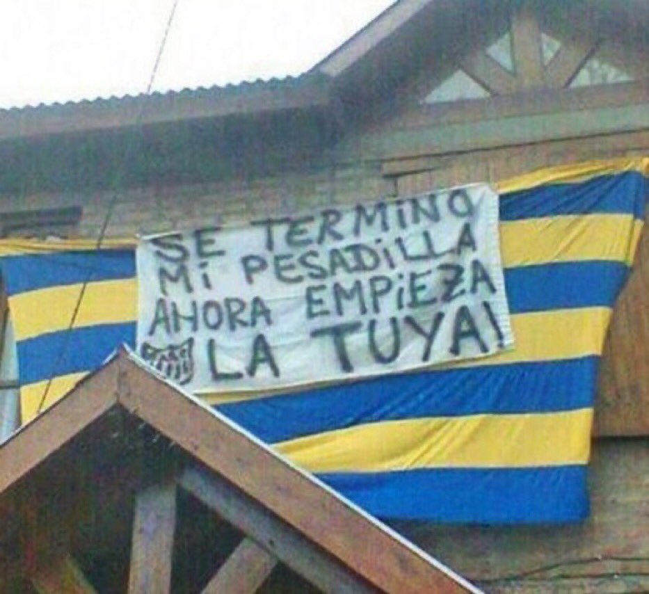 Año 2013, en el ascenso en Jujuy, un guerrero con aerosol pintaba “Se terminó mi pesadilla, ahora empieza la tuya”. Quien lo iba a pensar…

EL TIEMPO LE DIO LA RAZÓN 🇺🇦