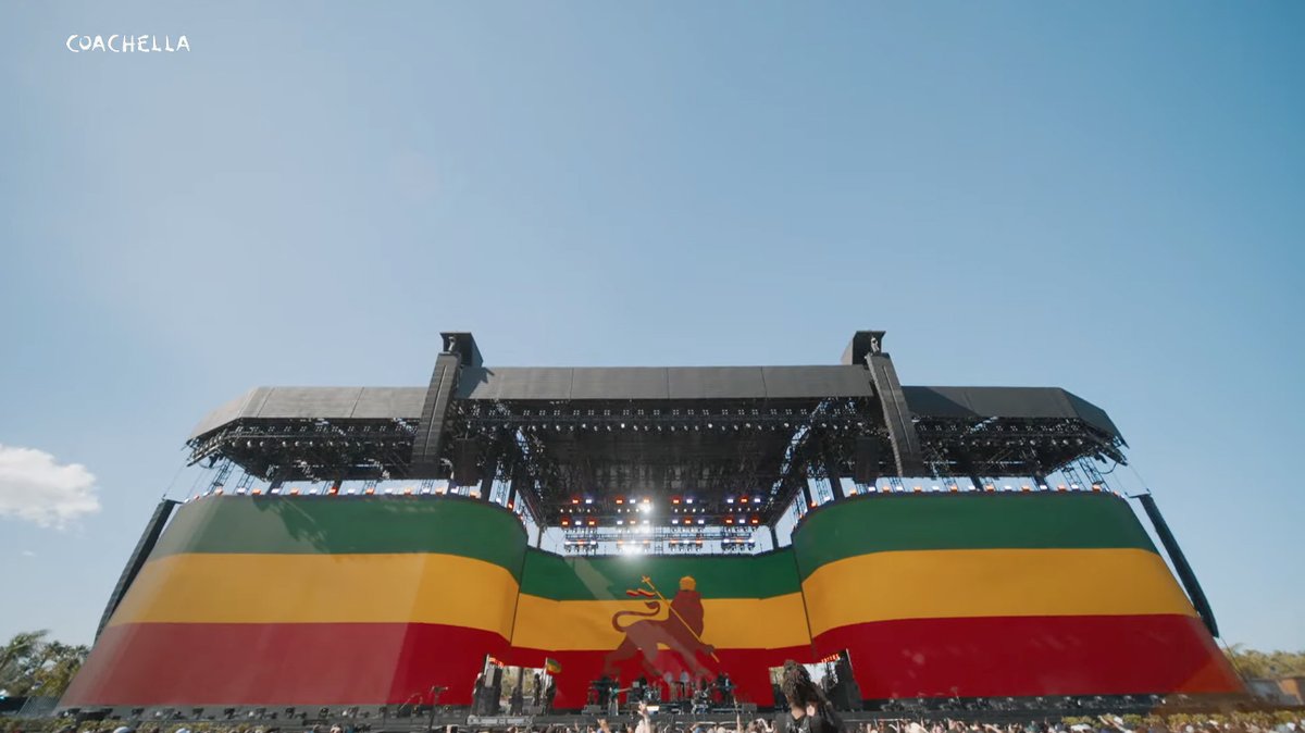 RED GOLD & GREEN @ Coachella 2024! Watch YG Marley @ bit.ly/ygmarley-live #YGMarley #Reggaeville #Coachella #Reggae #LaurynHill