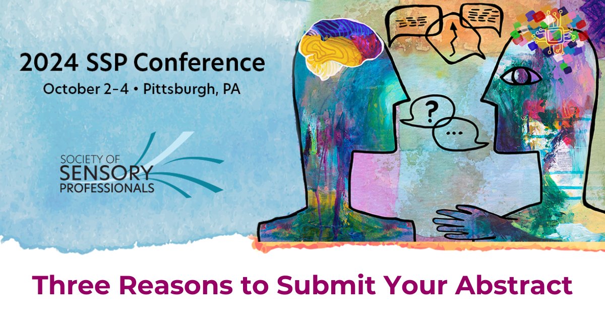 Here are a few key reasons to submit your research for consideration at #Sensory2024: 1. Gain visibility and recognition 2. Networking and collaboration 3. Professional development Submit by May 13: bit.ly/3ToiwCW #SensoryScience #SensorySociety