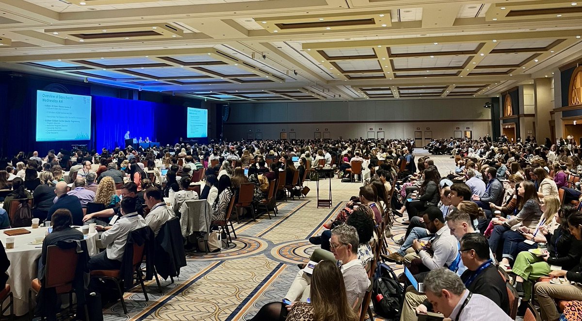 Packed room at the <a href="/APPDconnect/">APPD</a> #appdspring2024 meeting! We love how engaged our members and attendees are💕 #Pediatrics #MedEd