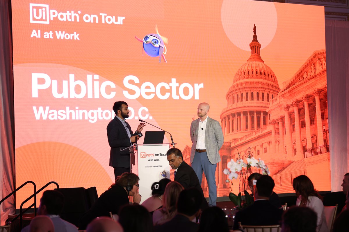Dhruv Patel, Senior Solution Architect for Incubation at @UiPath, joined @gsheldon, Chief Product Officer at @UiPath, to deliver a demo at #UiPathOnTour. Their focus was on the AI-powered automation platform, empowering individuals to achieve optimal mission outcomes.