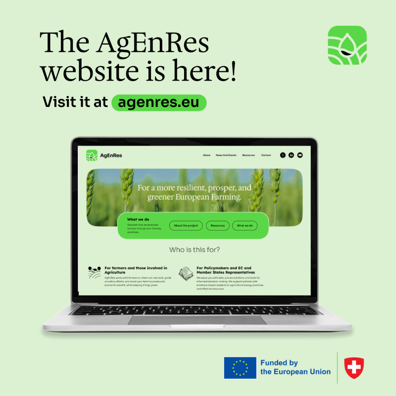 AgenresEU's tweet photo. 🚀 The #AgEnRes website is now LIVE! 🎉

Discover everything about our project and its mission to achieve a more resilient, prosperous and greener European farming. 💡 🌱

💻 Ready to explore? Don't miss out! https://t.co/A8PIfrxXVk

#EUFarming #EUAgriculture #HorizonEurope 🌍🌿