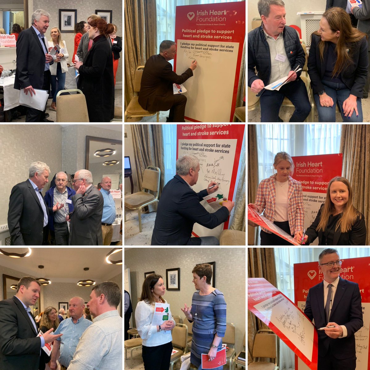 Thanks to all the TDs and Senators who came to meet @Irishheart_ie & our patient champions on our patient support services. A good sign I was too busy to take too many pics but we will share all our political support in the coming days