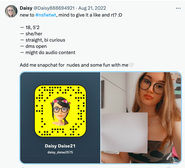 b0tt0mf44der's tweet photo. @Daisy2Sexie Hahaha, nice fake verification
Previous one forgot to fill in a fake username 😂
#buyingcontent https://t.co/zkQulxMTSe