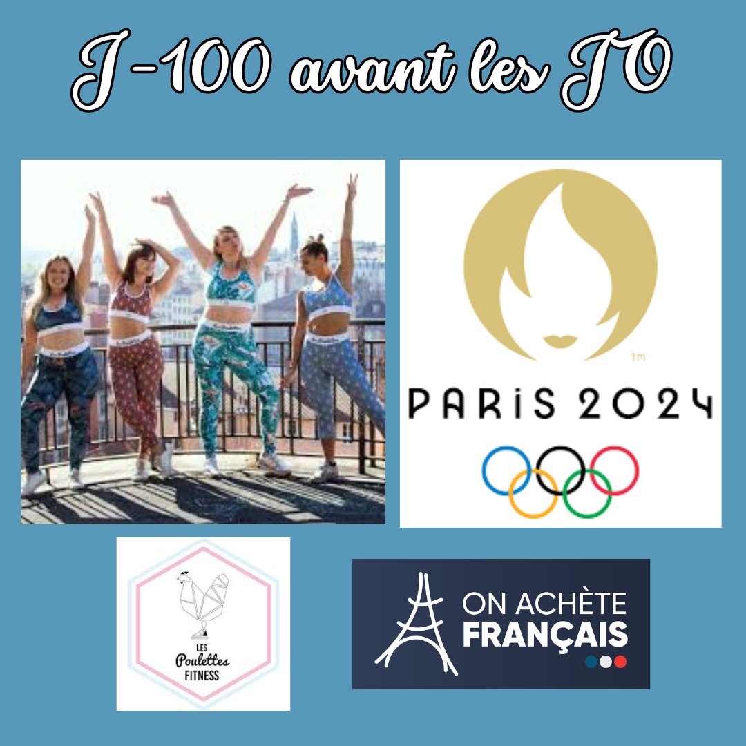 J-100 avant le début des JO ! Préparez-vous avec les nouvelles tenues de sport de notre partenaire Les Poulettes Fitness. Venez découvrir la collection : onachetefrancais.fr/Boutique/les-p…
#onachetefrancais #madeinfrance #lespoulettesfitness #paris2024