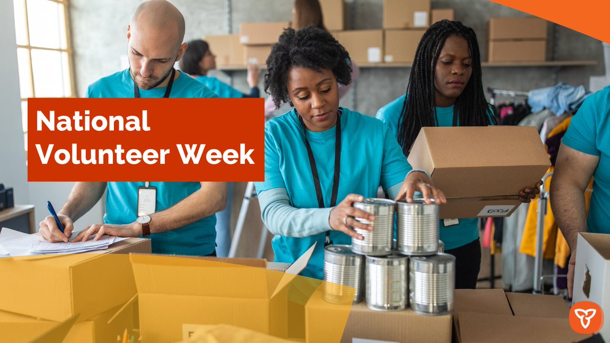 It’s #NationalVolunteerWeek! I’m proud to recognize the countless volunteers from across Ontario whose contributions help build stronger and more inclusive communities. DYK an exceptional volunteer? Nominate them for an Ontario service award! ontario.ca/page/honours-a…