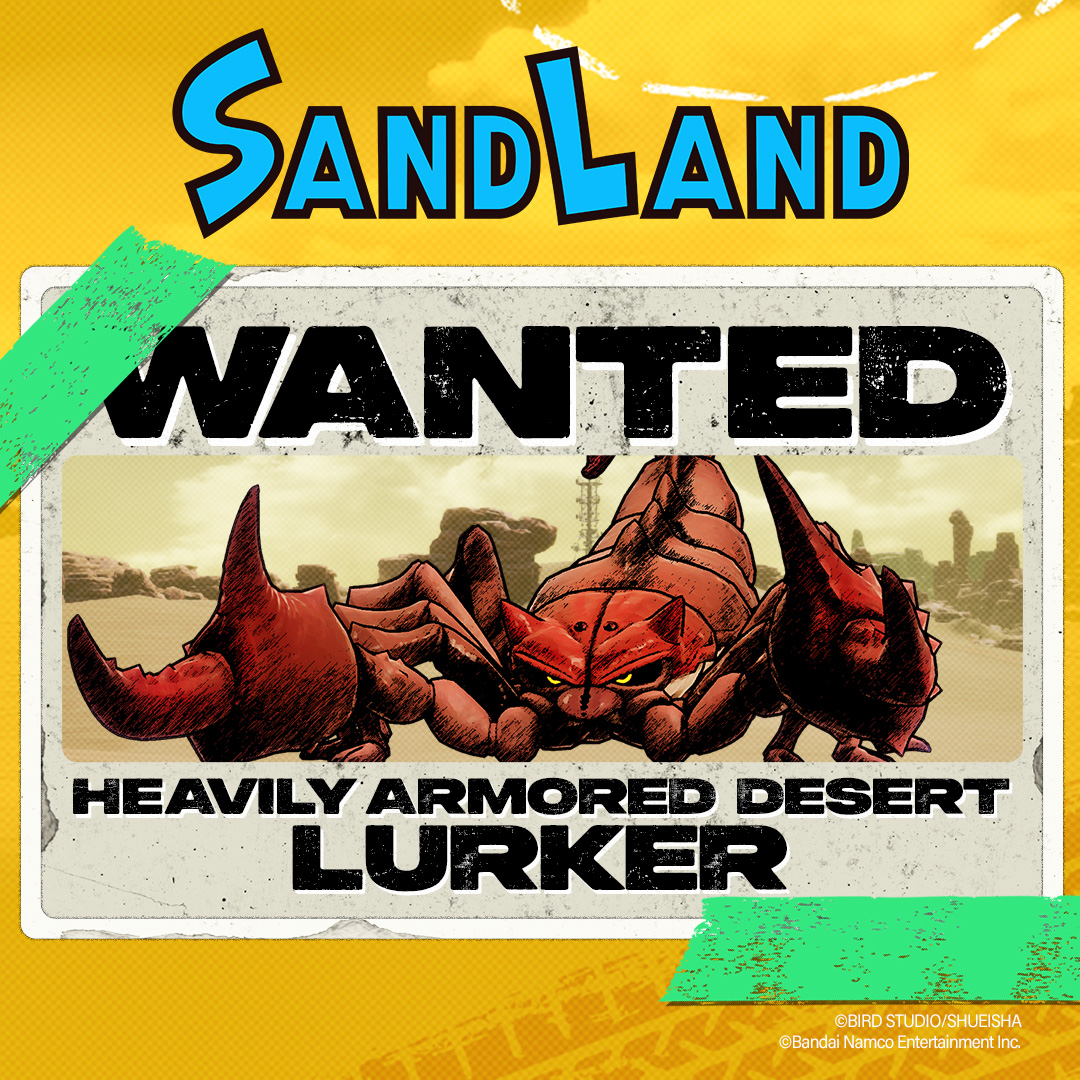 No time to waste. Get these lurkers out of here! Get ready to collect your bounty when #SANDLAND drops on April 26th! Pre-order now: playsandland.com