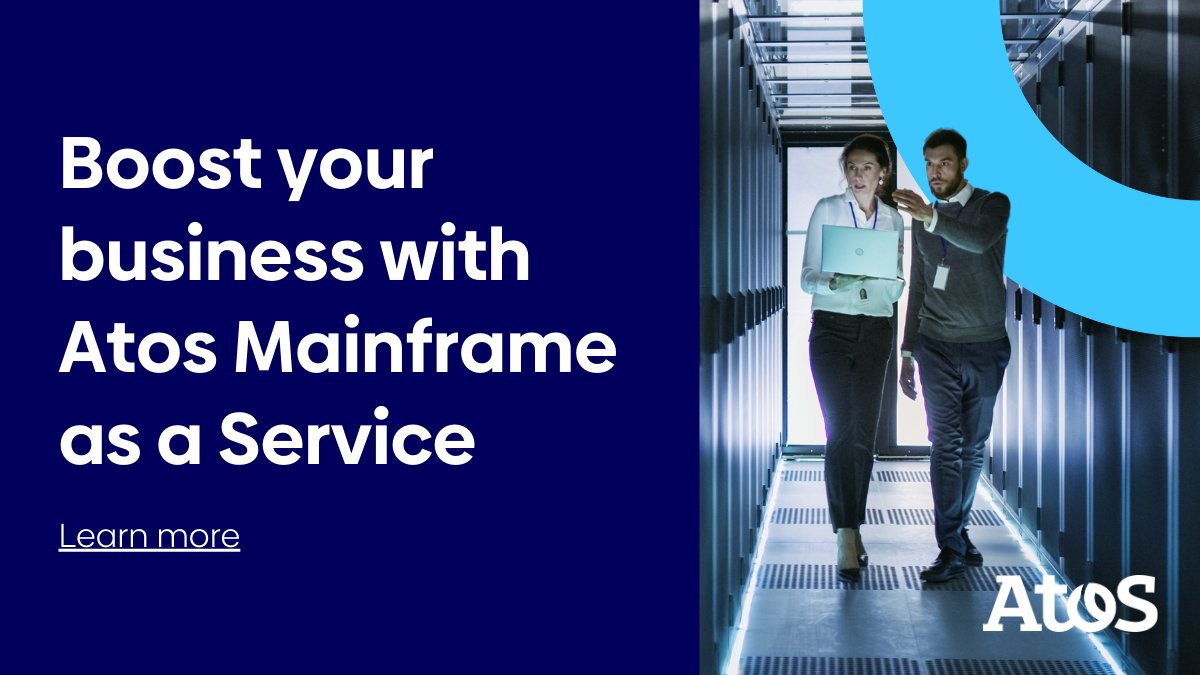 Maximize your performance and lower costs with Atos #Mainframe as a Service. Our fully-managed outsourcing support is flexible and scalable, providing transparent and predictable costs. Say goodbye to in-house investment and focus on growing your business: spr.ly/6014wU8Be