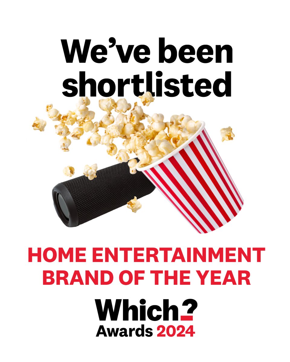 Exciting news! 🥳 We have been shortlisted for @WhichUK Home Entertainment Brand of the Year 2024! #LGUK #LifesGood #WhichAwards2024