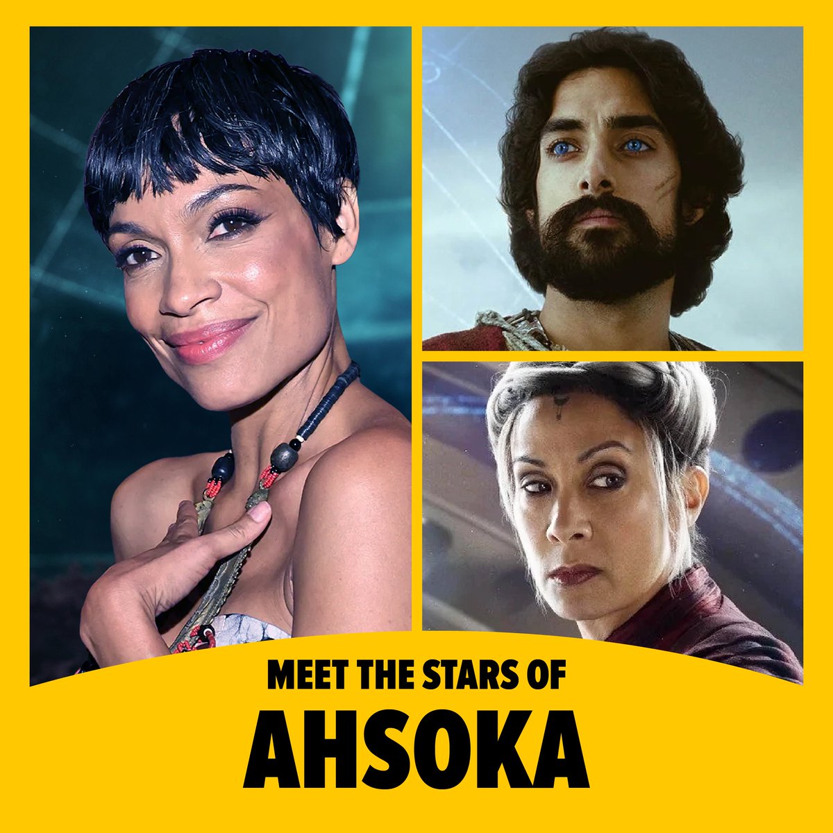 Prepare yourself for battle. Diana Lee Inosanto (@TheRealDLI) is joining her Ahsoka co-stars Rosario Dawson (@rosariodawson) and Eman Esfandi (@EmanEsfandi) at FAN EXPO Boston this June. Get your tickets today. spr.ly/6017w4iNH