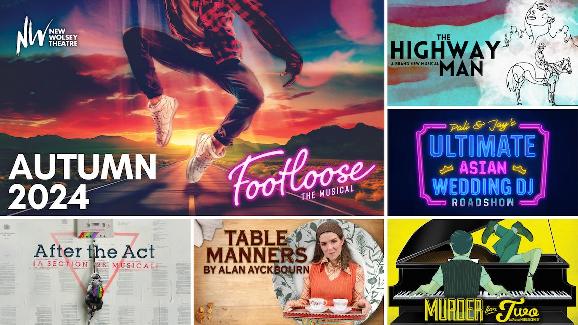 The autumn season at @NewWolsey has been announced. Headlined by a new production of Footloose co-produced by @PITLOCHRYft. Other highlights include The Highwayman, Pali and Jay’s Ultimate Asian Wedding DJ Roadshow and After The Act - A Section 28 Musical wolseytheatre.co.uk