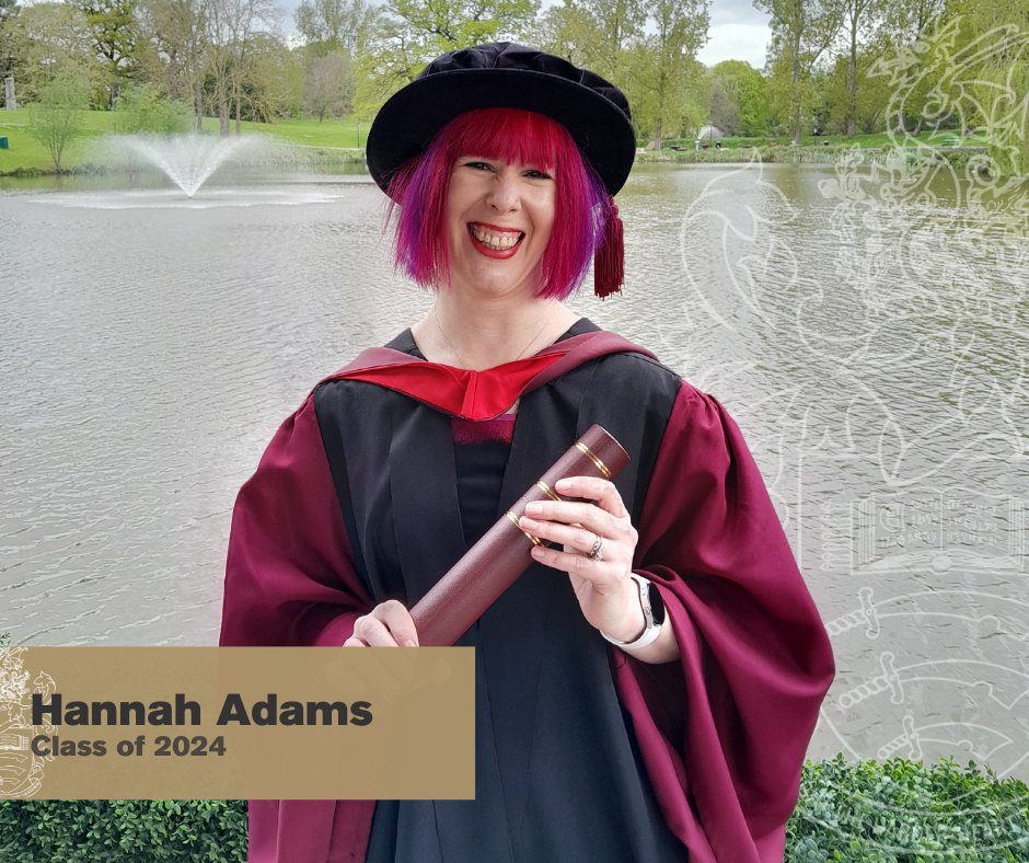 Class of 2024: Hannah Adams Hannah is an inspiration to anyone who feels the pressure of balancing academic studies with the demands of daily life. Find out how Hannah completed dream PhD in Biological Sciences in nearly eight years of study. brnw.ch/21wIUhj