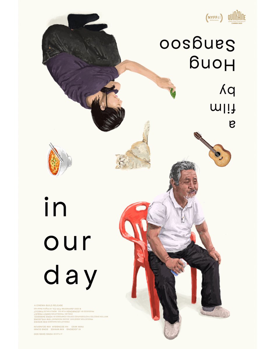 TheFilmStage's tweet photo. The U.S. poster for Hong Sangsoo’s #InOurDay, opening May 17.
See the trailer + read our review: https://t.co/CQAYdzYbot https://t.co/d0CRUIqwhW