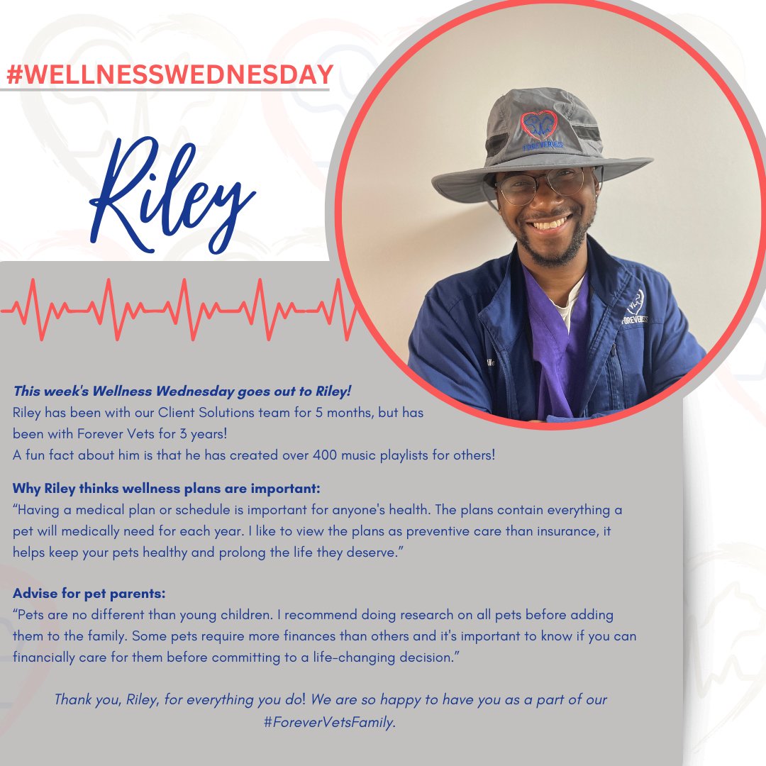 This Week's #WellnessWednesday is spotlighting Riley, our Client Solutions Specialist! Check out why Riley thinks Wellness plans are important ⬇️ Thank you, Riley, for everything you do!💙