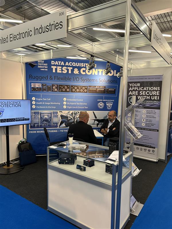 The UEI team has kicked off the first day of Aerospace Tech Week Europe.  They're meeting attendees and answering questions about our cutting-edge DAQ & Control solutions.  Visit Booth 806 and find out what we can do for your aerospace application.  #atweu #AerospaceSolutions