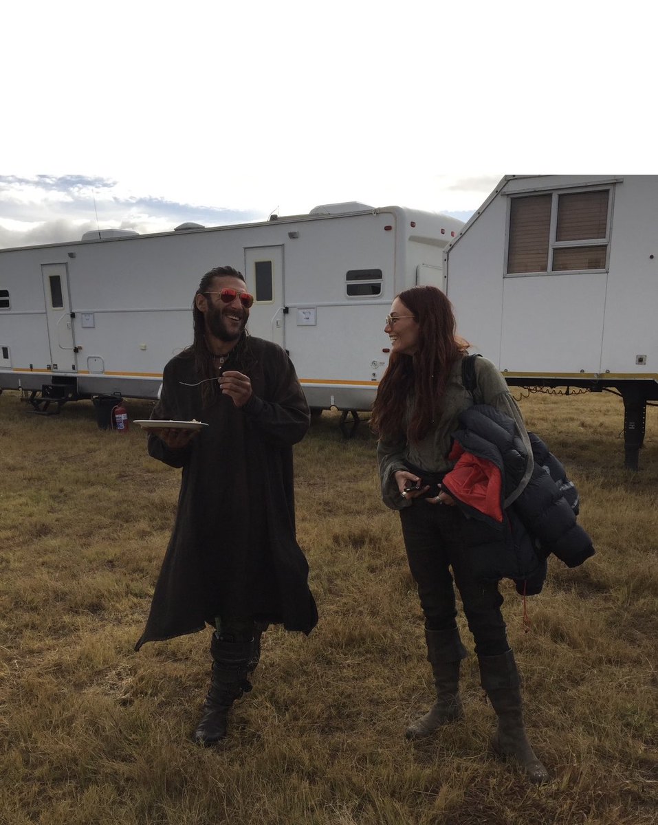 fallofasparrow's tweet photo. Forgive this slew of #BlackSails stuff but I reckon you and your algorithm can deal with it.

Here’s our captain ⁦@Zach_McGowan⁩ on his last morning on set, doing his best to stop ⁦@ClaraPaget⁩ and me crying.

#RangerThings https://t.co/uQnsz8Jn4x