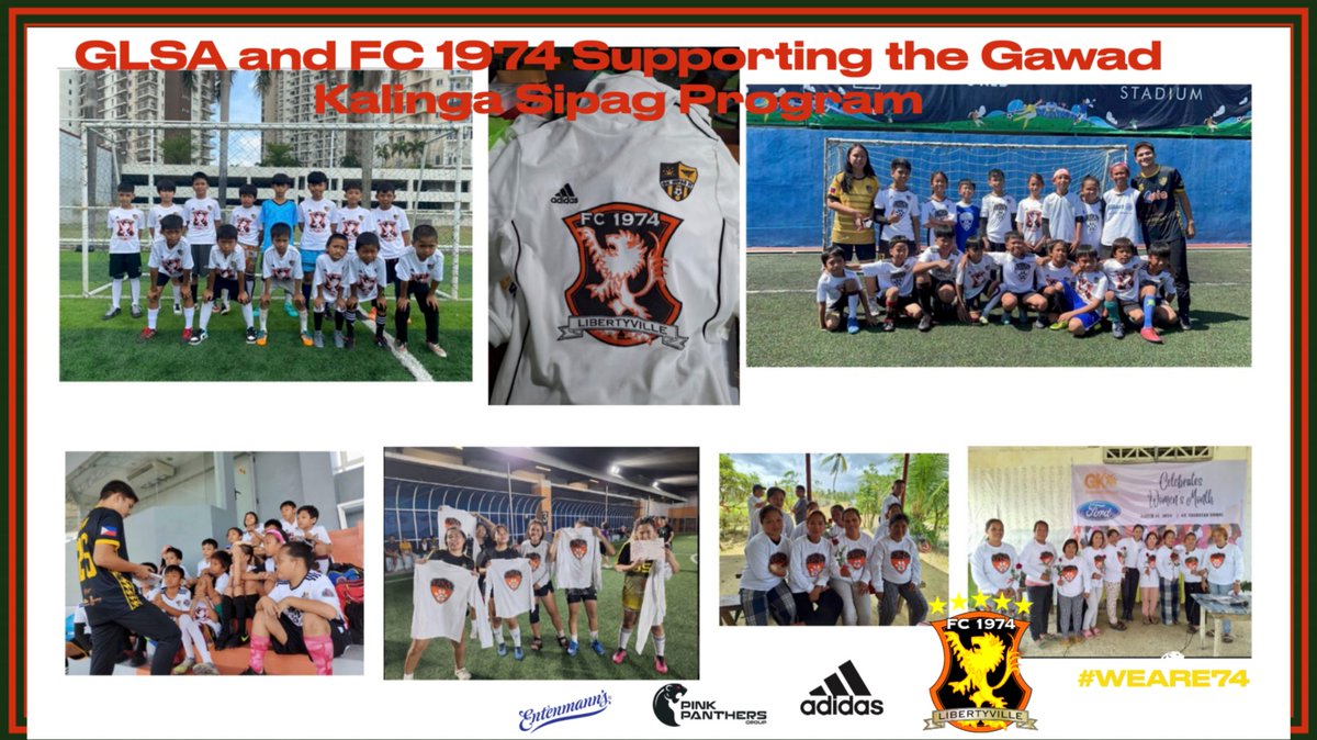 We are so happy that the soccer clothes and gear that we donated to our friend Butchie and the Gawad Kalinga Sipag Program in the Philippines has gone to good use! #weare74