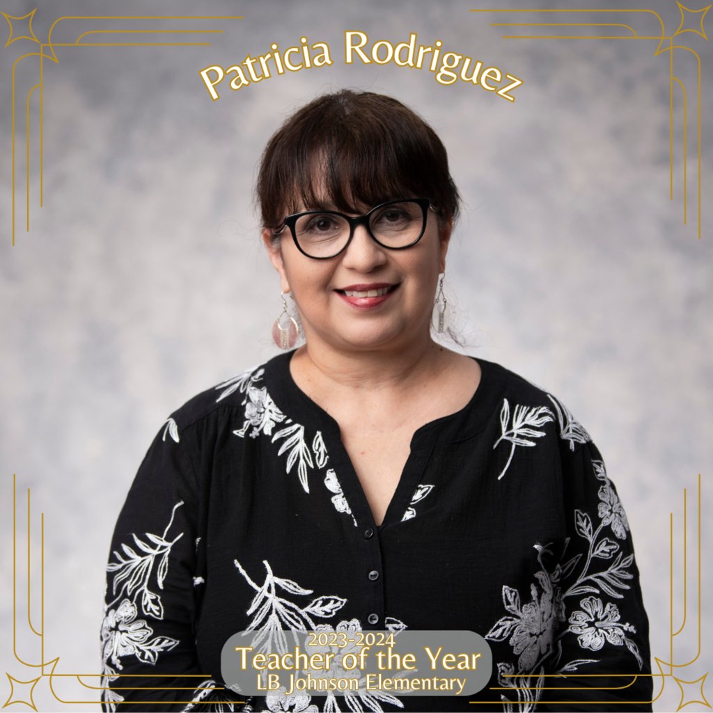 Meet Patricia Rodriguez, the Teacher of the Year at Lyndon B Johnson Elementary. As a product of Edgewood ISD, she finds joy in teaching the next generation. Ms. Rodriguez wants her students to love reading, because she believes freedom is found in reading. #EdgewoodProud