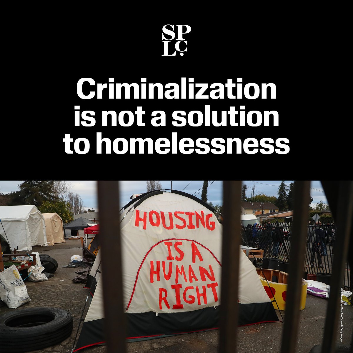 No one should be punished for not having a home. It's time to end the cycle of criminalization. The SPLC is part of a coalition who submitted amicus briefs to the Supreme Court Grants Pass case about the criminalization of people experiencing homelessness.bit.ly/3UllGcu