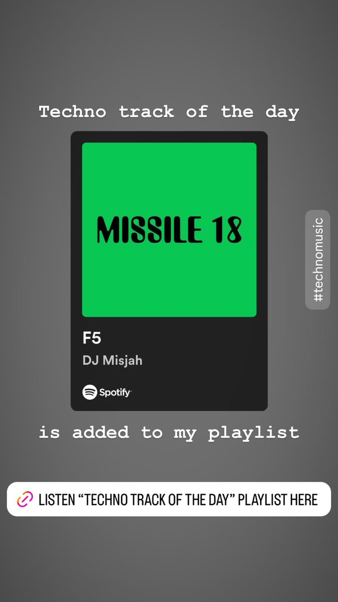 Tracklist 
open.spotify.com/playlist/6Mgbm…
#techno #technoplaylist #technomusic