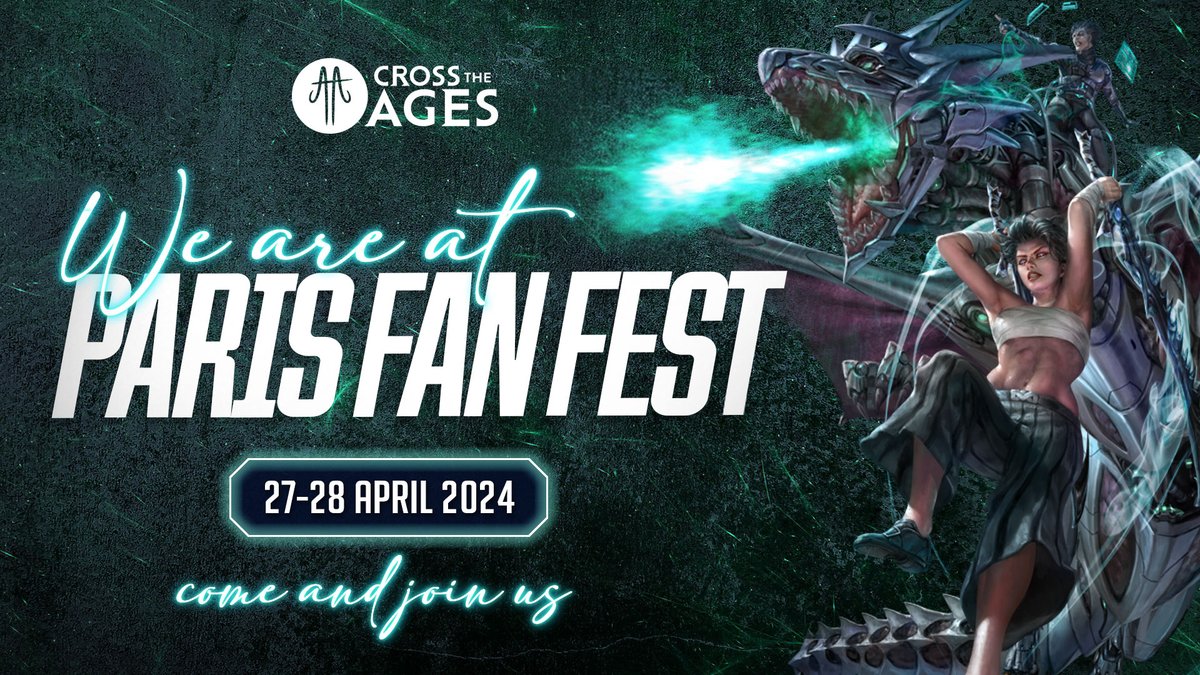 Exciting event incoming! 🎉 Our team, along with a some of our authors, will be attending @ParisFanFest next week. Stop by our booth for a special surprise! 🎁 Can't wait to see you there!