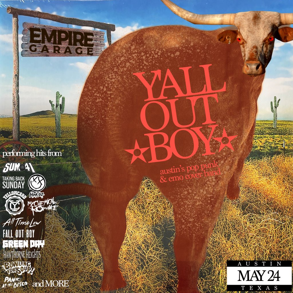 JUST ANNOUNCED! Y'all Out Boy returns to the Garage on 5/24! Get your tickets on sale NOW at the link in bio🤠 wl.seetickets.us/event/yall-out…