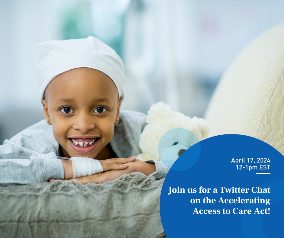 🕚 Only 1 HOUR left until our Accelerating Kids Access to Care Act Twitter Chat at 12noon ET! Together, we can ensure that every child has timely access to the care they need, regardless of where they live! #AKAC