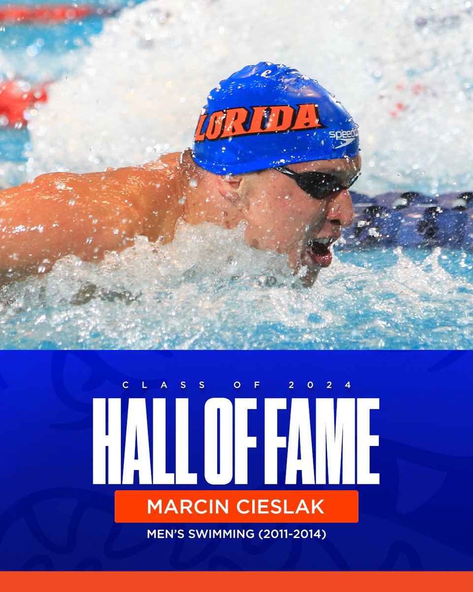 Congrats, Gator Great Marcin!