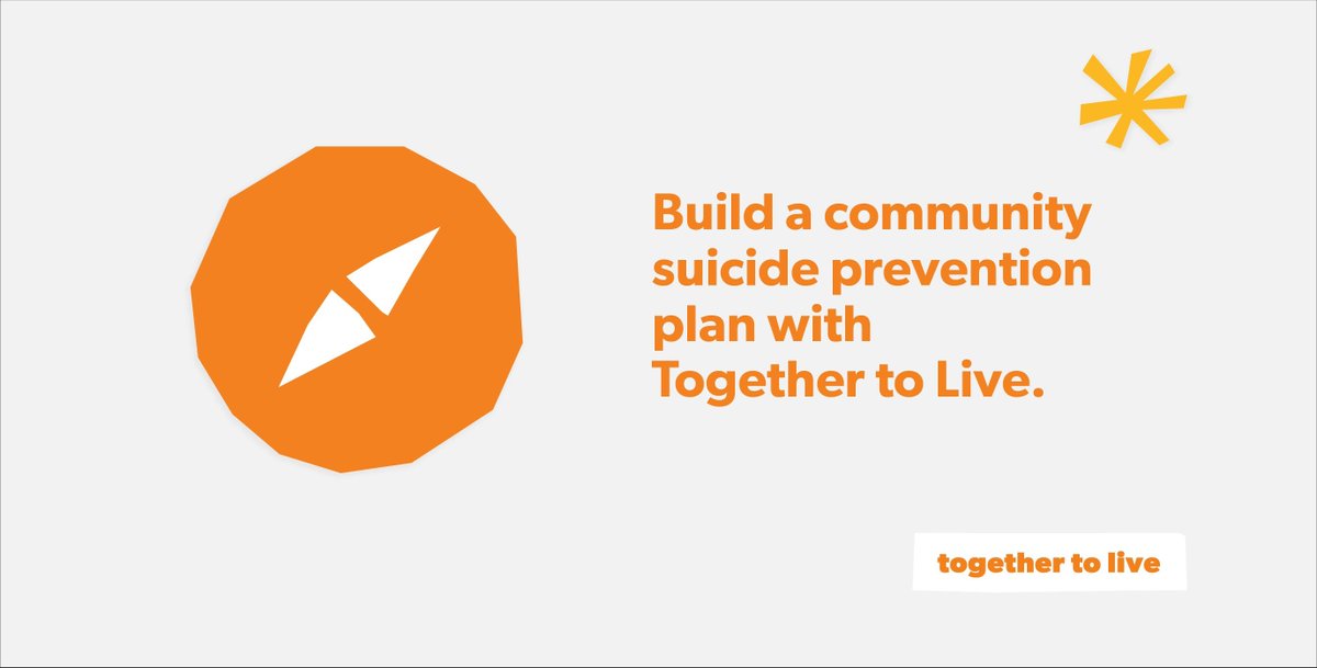 Together to Live is a guide to creating a community suicide prevention plan. You’ll learn how to bring people together to create, implement, and evaluate a plan. buff.ly/3hkOyg1
