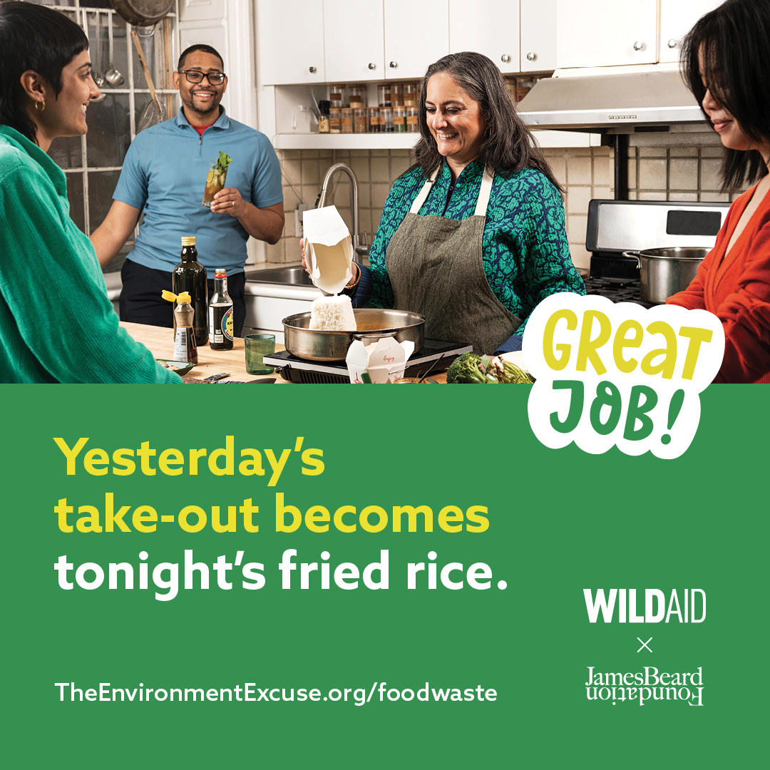 Each year, up to 40% of food in the U.S. is wasted, which equates to 325+ pounds of food waste per American. To combat this, we partnered with @WildAid and @SVA_News on an ad campaign aimed to educate people on some easy ways to reduce food waste: bit.ly/3VXG1Wo