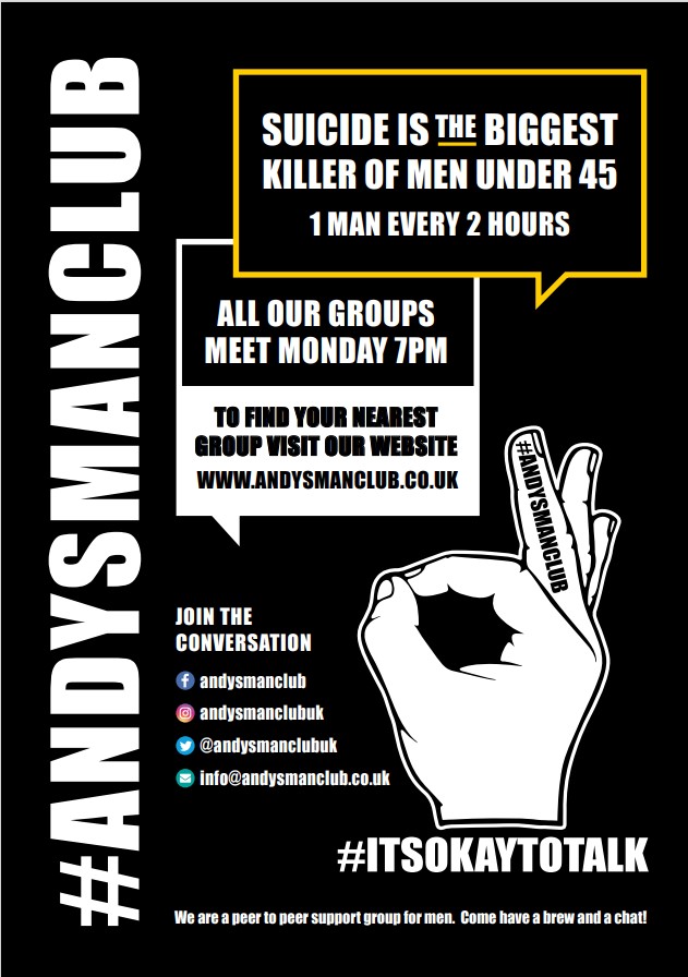 We are proud to now have #Andysmanclub as a charity partner of the page and carry promotional material at all our future events. Remember to look after your mates and #itsokaytotalk

#footballfairs