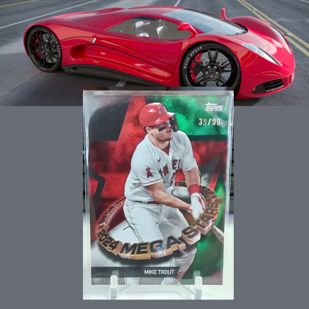 2024 Topps Series 1 Mike Trout TMS-1 Mega Stars Green SP /99 Los Angeles Angels
#baseballcardsforsale #Ebayseller  #whodoyoucollect #hobby  #MikeTrout #trendingdealers #Angelsbaseball 
#topps LINK IN BIO🔗🛒⚾