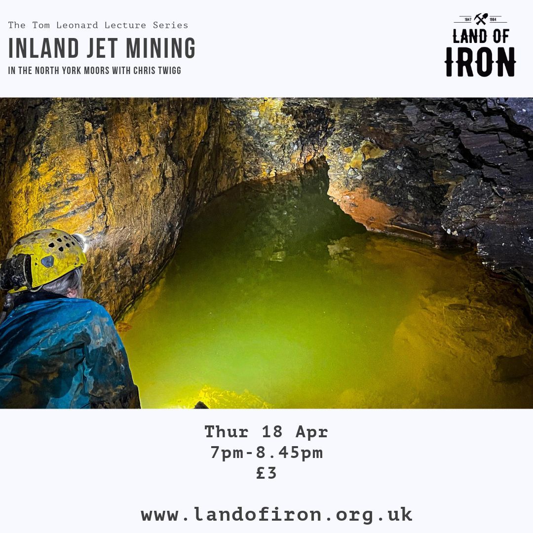 As of 4pm today, we've got 6 (six) tickets remaining for Chris Twigg's talk on Inland Jet Mining in the North York Moors. It's tomorrow night. We'd really recommend getting one now as it is unlikely there will be any available on the door. 🎟️ buff.ly/3J5lMOV