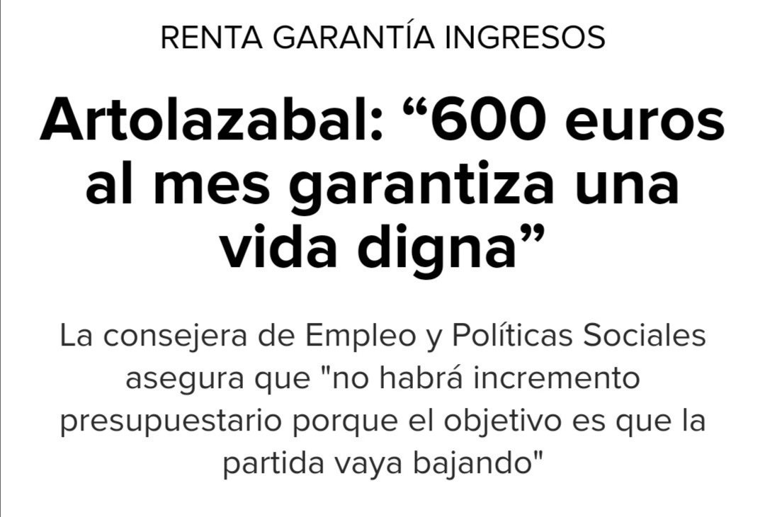 Tu atacaste la dignidad de la gente como consejera en el gobierno vasco.