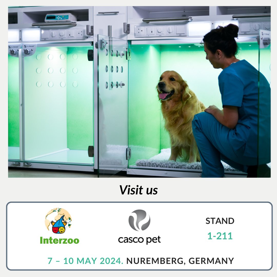 This year at Interzoo, we're not just showcasing our retail equipment, but also our veterinary WELLKennels! We know that many retailers offer veterinary services at their stores, so if you want to learn more about how we can help you refit or open your clinic visit stand 1-211.