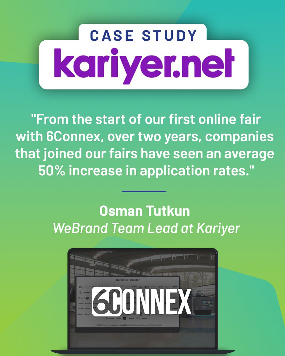 🔍 Discover the secrets behind Kariyer's impactful Earthquake Employment Mobilization Fair in our case study. This story is a testament to resilience and innovation in the face of adversity. hubs.ly/Q02lZ5wr0 #Innovation #Employment #VirtualFair #6Connex #CaseStudy