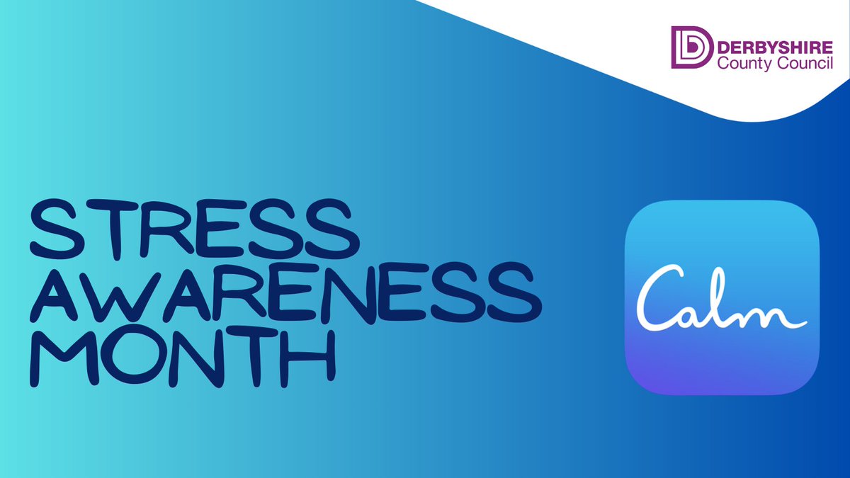 During #StressAwareness month we're highlighting some of the quality assured apps on hand to help including Calm. This app can help you sleep better and gives you ways to manage depression, stress and anxiety. Download it here: derbyshire.orchahealth.com/en-GB/app/calm…