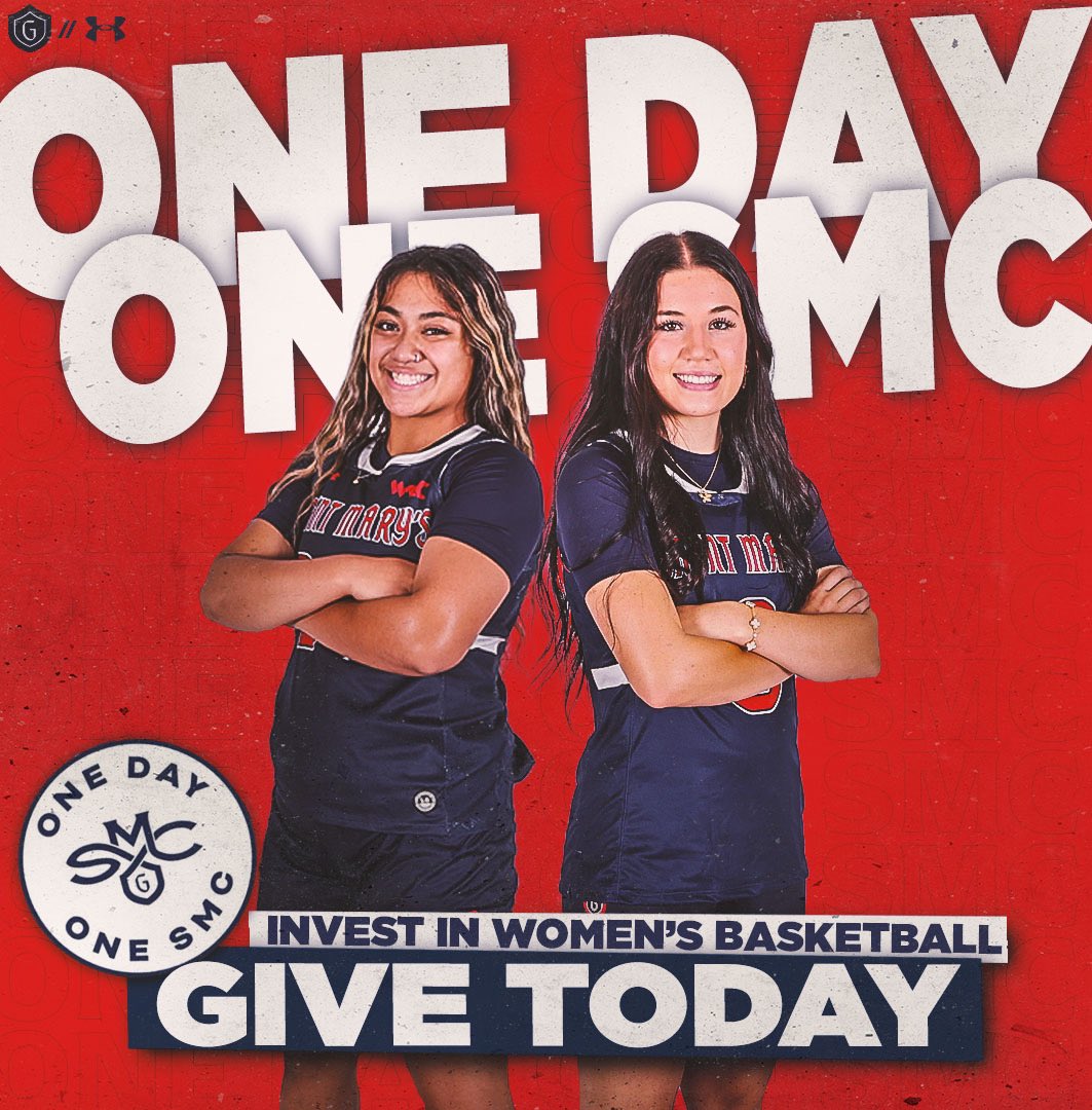 TODAY IS THE DAY!!! One Day One SMC! This annual giving challenge has a BIG impact on our student athletes. Thank you in advance for all your SUPPORT. #gaelfamily #gaelrising givecampus.com/schools/SaintM…