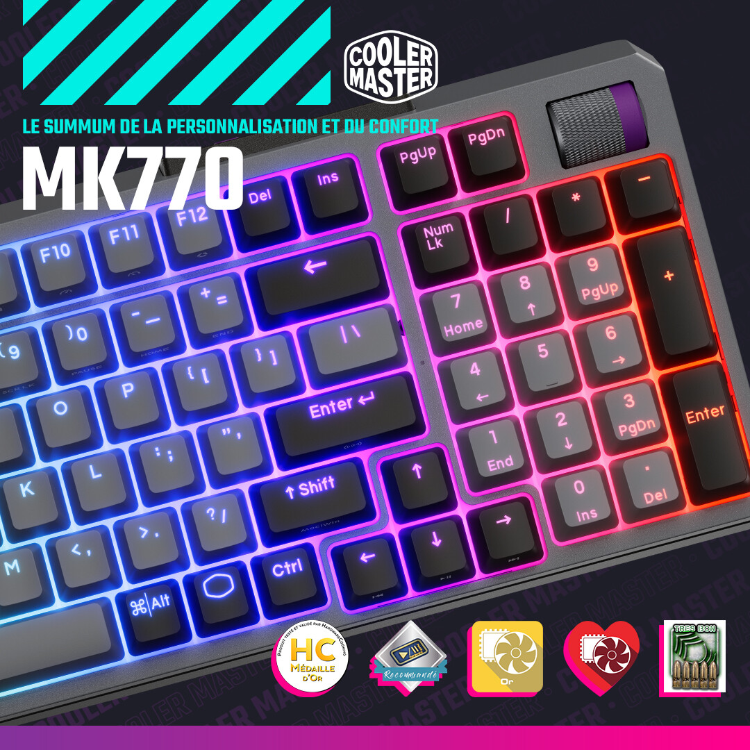 grosbill_com's tweet photo. 💥Alerte Jeu concours Grosbill x Cooler Master !

Tente de gagner un clavier MK770 Space Grey ! ⌨ 

Pour participer : 
- Follow @grosbill_com et @coolermasterfr
- RT la publication

📅TAS : 24/04

Règlement : https://t.co/aBkTkiPCB6 https://t.co/qCHyiElp5E