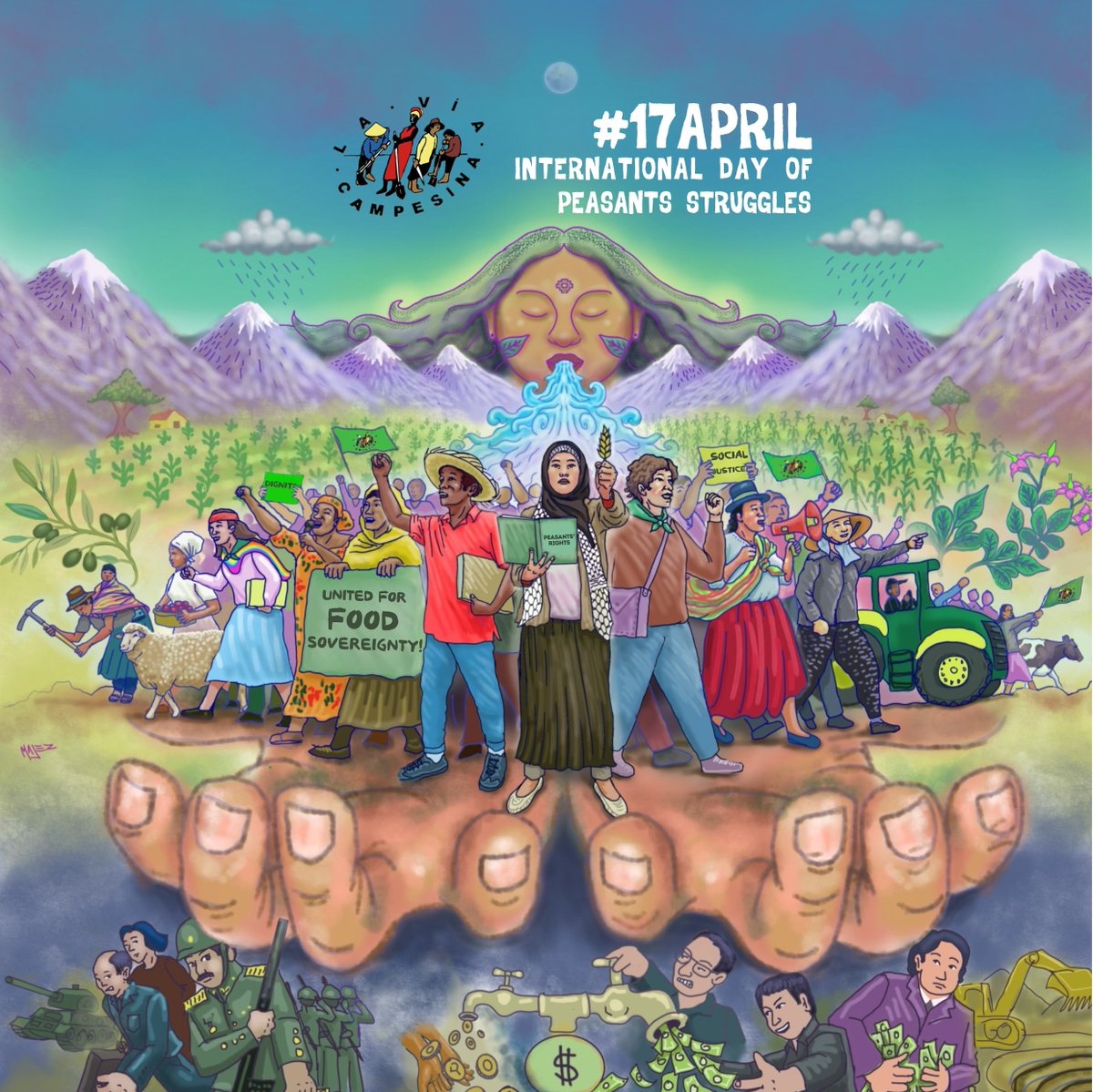 ❤️‍🔥With solemn but steadfast hearts, we join @via_campesina in commemorating the Eldorado do Carajás massacre of landless peasants by Brazilian military police that occurred on this day 28 years ago. More about the International Day of Peasant Struggles: viacampesina.org/en/event/april…