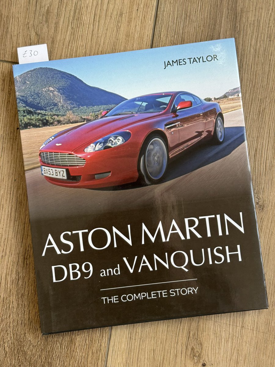 Now in stock! The 2024 publication Aston Martin DB9 & Vanquish book by James Taylor from @crowoodpress. Buy before tomorrow for free UK postage and packing.