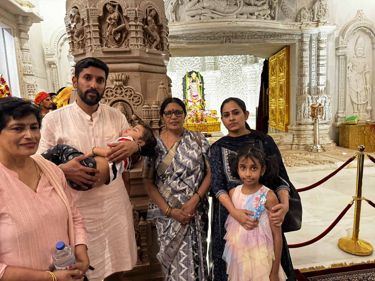 I feel blessed to witness this magical moment of Surya-Tilak with my family on the day of Ramnavami at Ayodhya. only a perfect blend of art, architecture, tradition and science can make this happen. Big thanks to Indian Institute of Astrophysics for their contribution towards