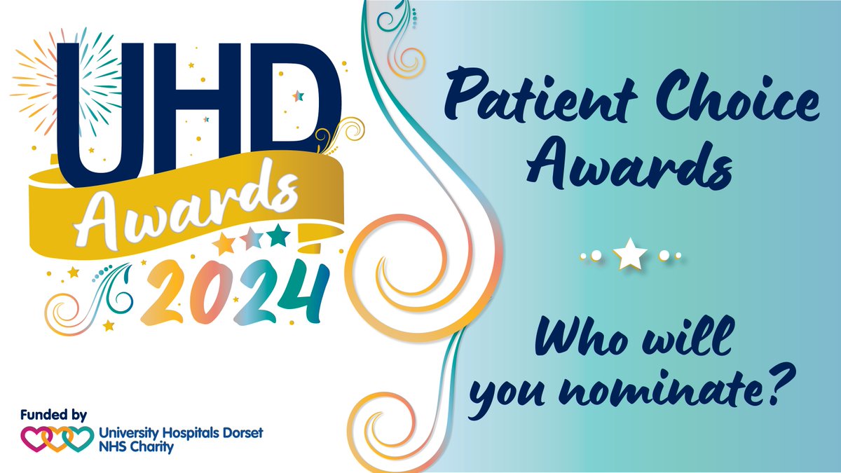 Coming into our hospitals can be a daunting time - did you meet a member of #TeamUHD who went above and beyond to help you feel comfortable? Nominate them for a Patient Choice Award today! uhd.nhs.uk/.../2032-nomin…...