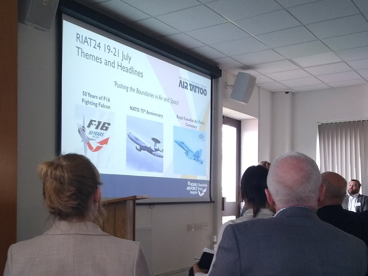 With only 90 days until #RIAT24 we were delighted to attend the sponsors' event today to find out more about what's in store. Ascent and #UKMFTS will be there, showcasing our training aircraft and giving visitors a chance to chat with our trainees. We hope to see you then!