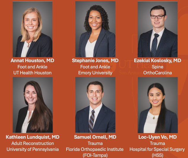 Congratulations to our current PGY-4s on their amazing fellowship match! We are so proud of their well deserved achievements. Strong work! 💪🏻 #fellowshipmatch2024 #orthofellowshipmatch @Dr_RyanRose @DrStevenGibbons