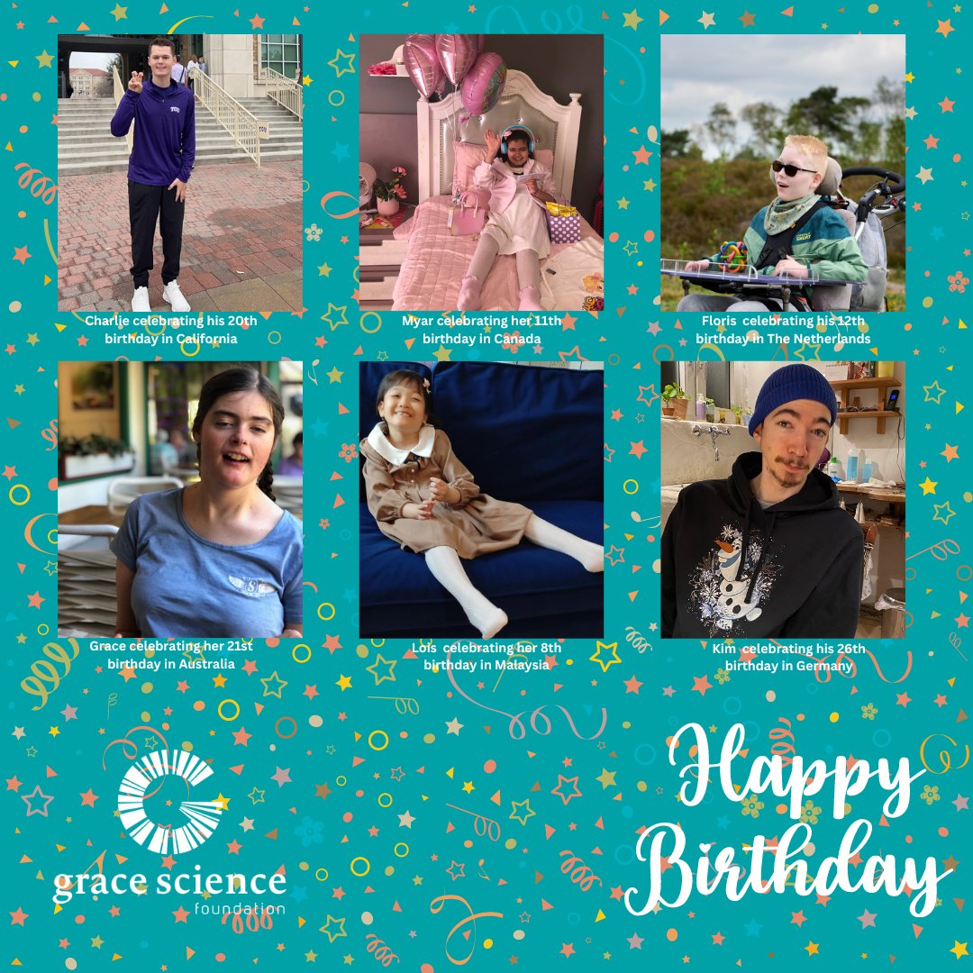 Happy Birthday to all of the April NGLY1 birthdays this month! We hope everyone is showered with April love and sunshine. Please see both pictures of all the NGLY1 April birthdays. #NGLY1 #RareDisease #Birthdays