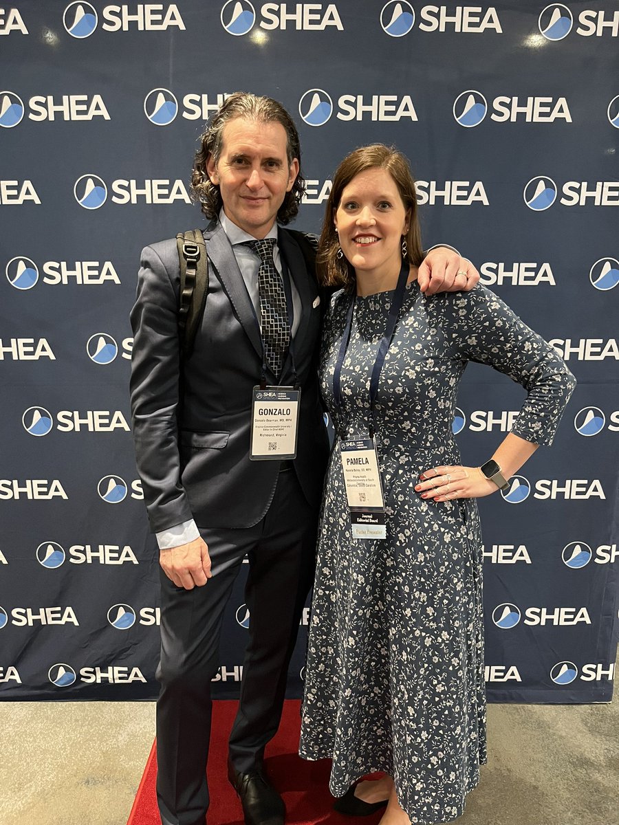 EIC @gonzalobearman and social media editor Pam Bailey at the social media networking event this morning—it was great to see y’all IRL this morning #SHEASpring2024