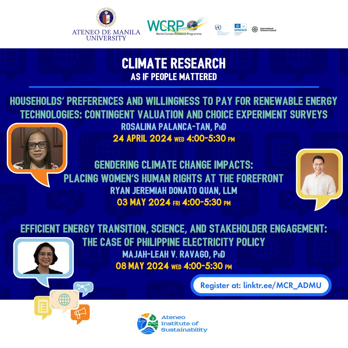 🌎 Upcoming Webinar Alert: 'Climate Research: If People Mattered 2024' Join us on April 24, 2024, for the first webinar of the series exploring energy and economics. Climate Research Webinar: loom.ly/TRpXXAU #ClimateAction #Sustainability #ClimateResearch #Webinar