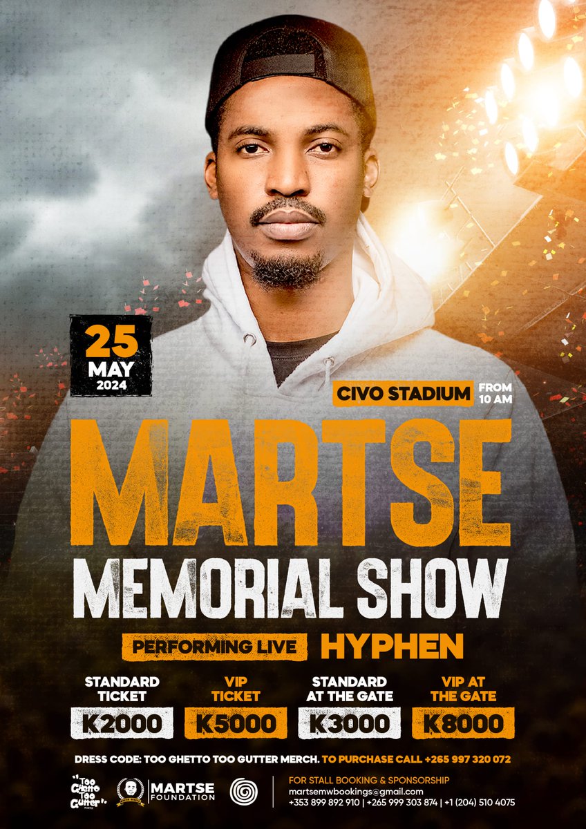 martseMW's tweet photo. Added to the list of artists to headline Martse Memorial Show :- HYPHEN🎤

Net proceeds  will go towards the Martse Foundation desk initiative 🙏🏾

#Tooghettotoogutter
#MartseFoundation https://t.co/AEcLTYGz1h